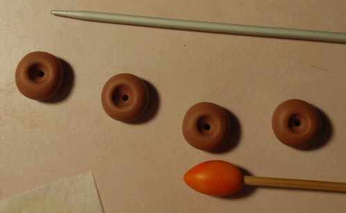 Fimo Modellieranleitung Miniaturdonuts mit Guss