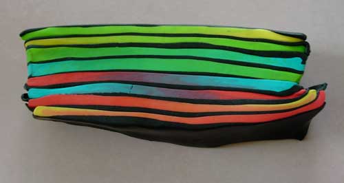Fimoanleitung Farbenspiel aus ein paar Farbverläufen