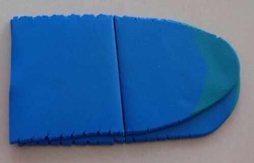 Fimocaneanleitung Blatt mit Farbverlauf