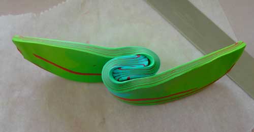 Colorblocking mit Fimo! Die perfekte Cane für bezaubernde Swirls und verwirrende Perlen. Fimocaneanleitung