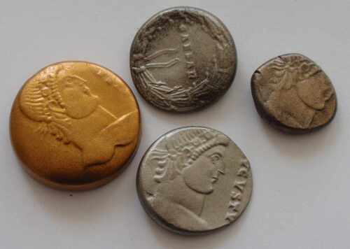 alte Münzen aus Fimo machen SChritt für Schritt Anleitung von Fimotic.com