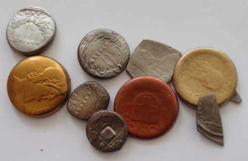 alte Münzen aus Fimo machen SChritt für Schritt Anleitung von Fimotic.com
