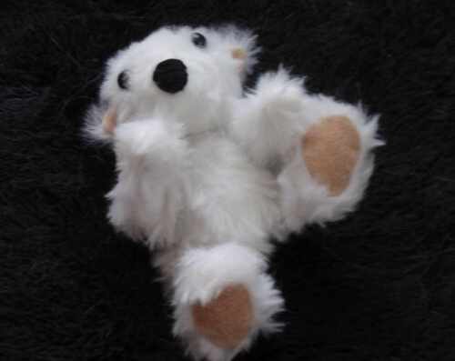 eine handvoll Teddybär mit selbstgemachten Fimoknopfaugen